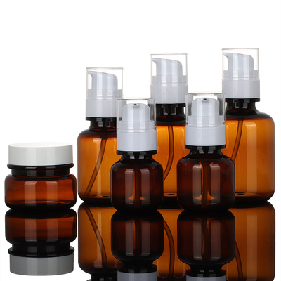 PET Kozmetik Ambalaj Setleri 90ml 130ml 160ml Geri Dönüştürülebilir Sızdırmaz