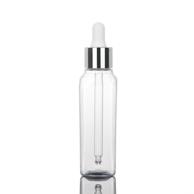 2 oz Kozmetik Damlalıklı Şişe PET malzeme cilt bakım ürünü için 30mm genişlik