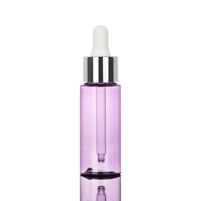 Kalın Plastik Damlalıklı Şişeler 30ml PET Plastik Malzeme Serigrafi