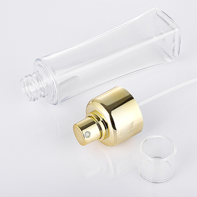 50ml 150ml Plastik Kozmetik Sprey Şişesi Altın Pres İnce Mist Pompa Püskürtücü