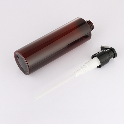 Yuvarlak Amber Şampuan Şişesi Pompa Püskürtücü 150ml 200ml 250ml Duş Jeli için