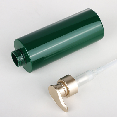 Altın pompa benzersiz 500 ml geri dönüştürülebilir biyobozunur kare pompalı şampuan plastik şişe