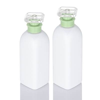 Doldurulabilir Özel 300ml 500ml 700ml Yeşil Saç Uzatma Plastik Vücut Yıkama Losyonu Duş Jeli Şişe