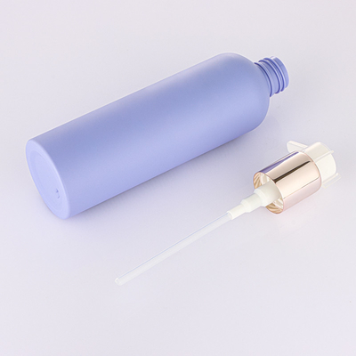 Çevre dostu PET 150ml 200ml 250ml 8 oz yeni stil buzlu menekşe vücut yıkama losyonu duş jeli altın pompalı şişe