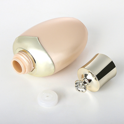 Lüks Altın Benzersiz 50ml Yüz Kremi Kavanoz 100ml 120ml 150ml Toner Losyon Şişesi Cilt Bakımı Takım Paketleme