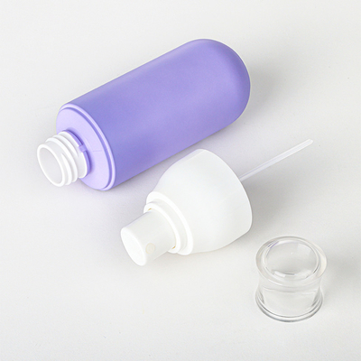 Menekşe 4 Oz PET Mat Plastik Serum Losyon İnce Mist Sprey Şişe 2 Oz Yüz Kremi Kozmetik Kavanoz Seti