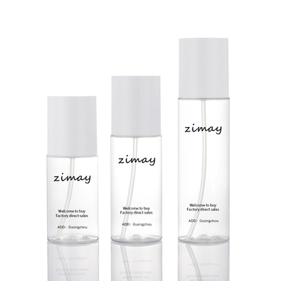 100ml Şeffaf Beyaz Kozmetik Losyon Şişe Silindir Şekli