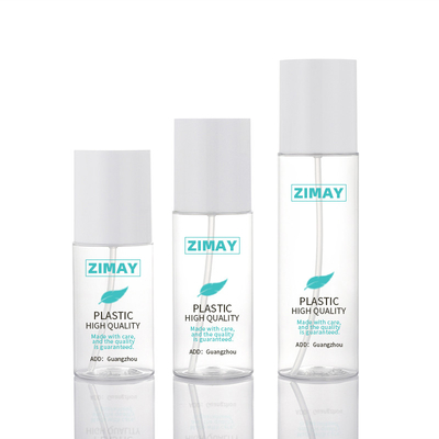 100ml Şeffaf Beyaz Kozmetik Losyon Şişe Silindir Şekli