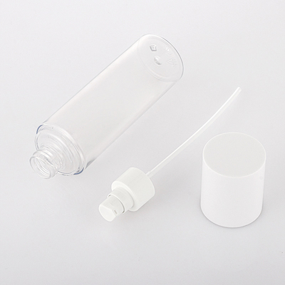 100ml Şeffaf Beyaz Kozmetik Losyon Şişe Silindir Şekli
