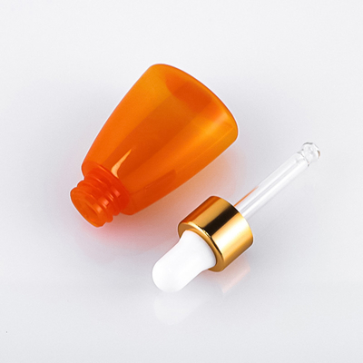 Portakal Esansiyel Yağı Plastik Serum Damlalıklı Şişe 10ml Serigrafi