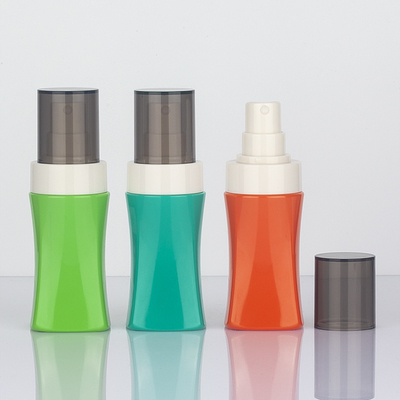 İnce Mist Püskürtücü ile Geri Çekilebilir 80ml Boş Plastik Pet Sprey Şişesi