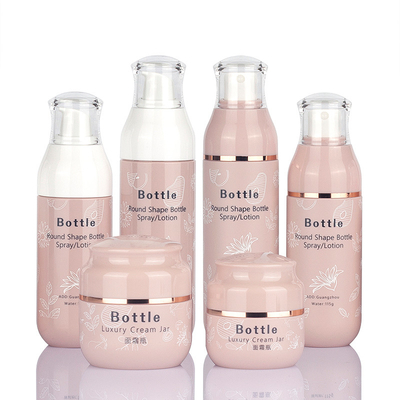 100g Pembe Kozmetik Toner Şişesi Losyon Plastik Serum Kabı