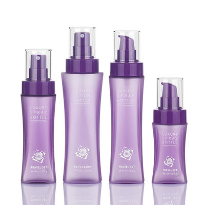 Taşınabilir PET Buzlu Losyon Kozmetik Sprey Şişe Paketi 200ml