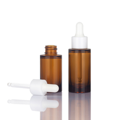 OEM ODM 50ml Kozmetik Damlalıklı Şişe Amber Uçucu Yağ Şişesi Ambalajı
