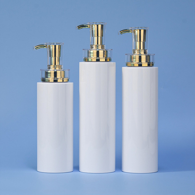 Kozmetik Ambalaj için 500ml Yuvarlak Şampuan Pet Losyon Şişesi