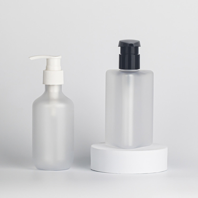 Mat Beyaz HDPE Kozmetik Losyon Şişesi Plastik 30ml 60ml 100ml Cilt Bakımı Ambalajı