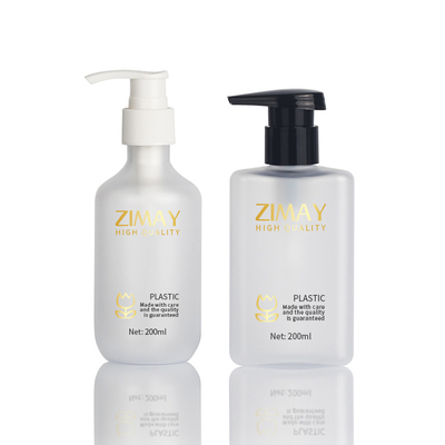 Mat Beyaz HDPE Kozmetik Losyon Şişesi Plastik 30ml 60ml 100ml Cilt Bakımı Ambalajı
