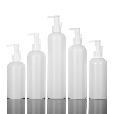 Özel PET Ovma Pompası Vücut Yıkama Kozmetik Losyon Şişesi 480ml 400ml