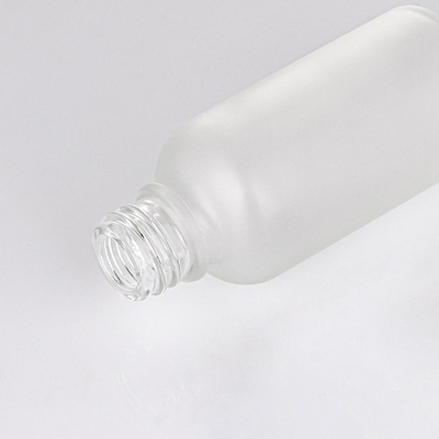 Gümüş Kapaklı Mat Beyaz Cam Uçucu Yağ Damlalıklı Şişeler 30ml