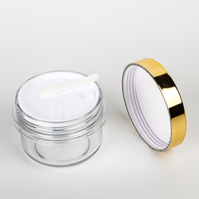 100ml 120ml 200ml altın kapaklı vücut yüz yağı kremi fırçalama kabı boş lüks siyah mini kozmetik krem ​​kavanozları 50 ml