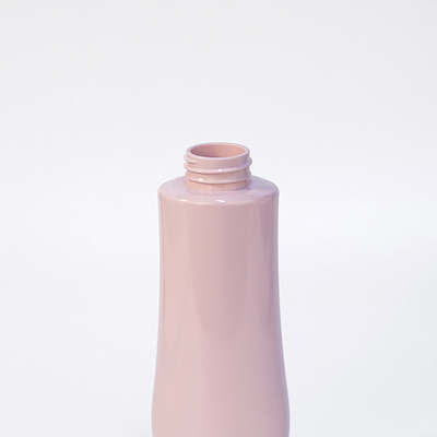 Lüks 300ml 500ml 700ml PET Beyaz Pembe Birim Popüler Özel Logo Altın Pompa Plastik Şampuan Şişesi