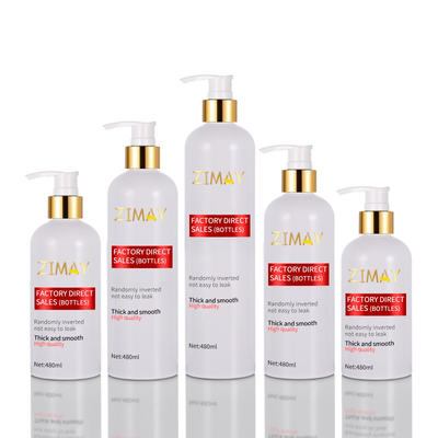 250ml 300ml 350ml 400ml 500ml Airless Body Pump Şampuan ve Saç Kremi Cilt Bakımı Kozmetik Yağ Paketleme Kapları