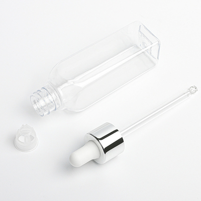 2 oz Kozmetik Damlalıklı Şişe PET malzeme cilt bakım ürünü için 30mm genişlik