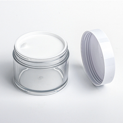Kolay Açılır Kapaklı 100ml Krem Ambalaj Kavanozu 71mm Çaplı Serigrafi