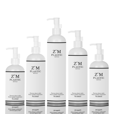 250ml 300ml 350ml 400ml 500ml Airless Body Pump Şampuan ve Saç Kremi Cilt Bakımı Kozmetik Yağ Paketleme Kapları