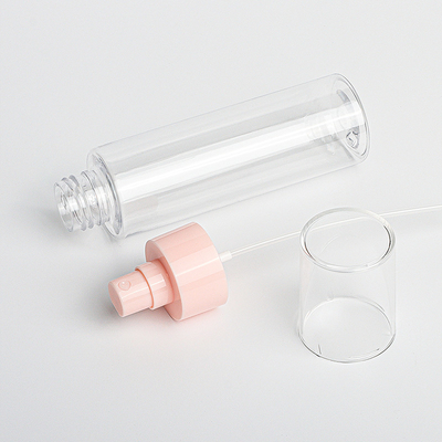 PET Plastik 100ml Sprey Şişeleri 24mm Ağızlı İnce Mist Serigrafi