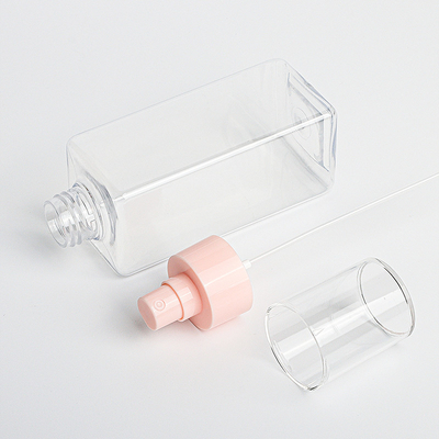 PET Plastik 100ml Sprey Şişeleri 24mm Ağızlı İnce Mist Serigrafi
