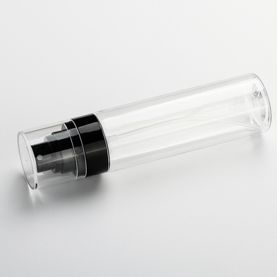 100ml Boş Şeffaf Plastik Sprey Şişesi, Kozmetik İçin Silindirik Sprey Şişesi