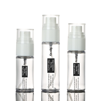 Sızdırmaz Plastik Mist Sprey Şişesi Şeffaf Sızdırmaz 30ml 20mm Ağız