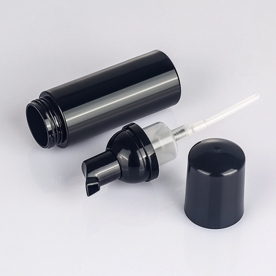 Şeffaf Siyah 2 Oz Köpük Pompa Şişeleri 130mm Yükseklik 35.5mm Çap