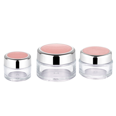 Yuvarlak Krem Ambalaj Kavanozu 20g Akrilik Malzeme UV Baskı 50mm Genişlik