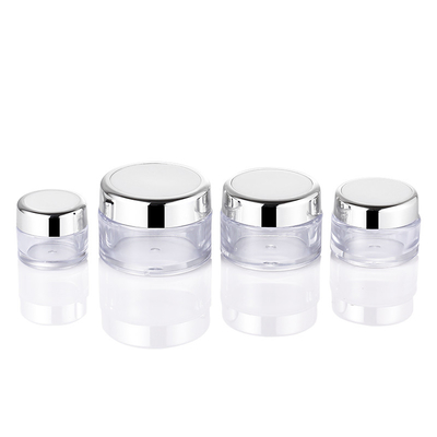 Yuvarlak Krem Ambalaj Kavanozu 20g Akrilik Malzeme UV Baskı 50mm Genişlik