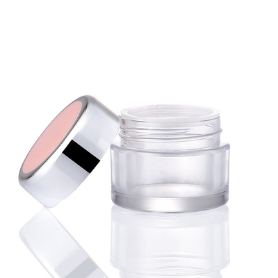 Yuvarlak Krem Ambalaj Kavanozu 20g Akrilik Malzeme UV Baskı 50mm Genişlik