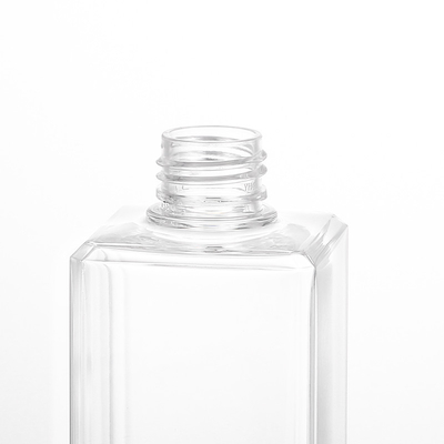 şeffaf Plastik Vidalı Şişeler PETG malzemesi 53 mm genişlik 156 mm yükseklik