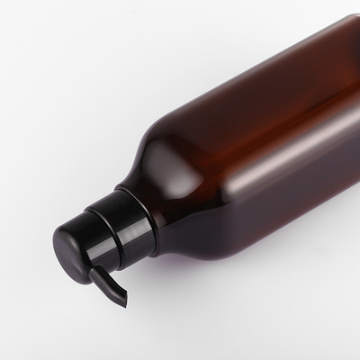 Pompa Çoklu Uygulama 1000ML ile Buzlu Amber Vücut Losyonu Şişesi