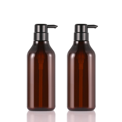 Pompa Çoklu Uygulama 1000ML ile Buzlu Amber Vücut Losyonu Şişesi