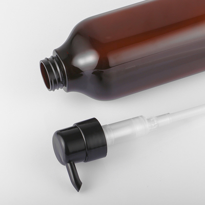 Pompa Çoklu Uygulama 1000ML ile Buzlu Amber Vücut Losyonu Şişesi