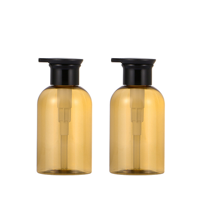 500ml Losyon Pompa Şişeleri 67mm Genişlik Amber Renkli Çoklu Kullanım