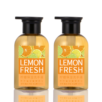 500ml Losyon Pompa Şişeleri 67mm Genişlik Amber Renkli Çoklu Kullanım