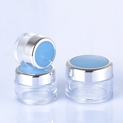 ODM Krem Ambalaj Kavanozu, 15g Plastik Dekoratif Kavanozlar 40mm Genişlik