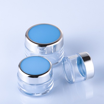 ODM Krem Ambalaj Kavanozu, 15g Plastik Dekoratif Kavanozlar 40mm Genişlik