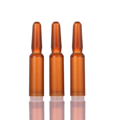 Kozmetik Essence 1ml Kapasite için Amber Plastik Serum Flakon Ampul