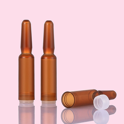 Kozmetik Essence 1ml Kapasite için Amber Plastik Serum Flakon Ampul