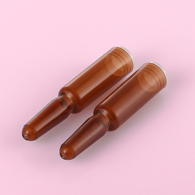 Kozmetik Essence 1ml Kapasite için Amber Plastik Serum Flakon Ampul