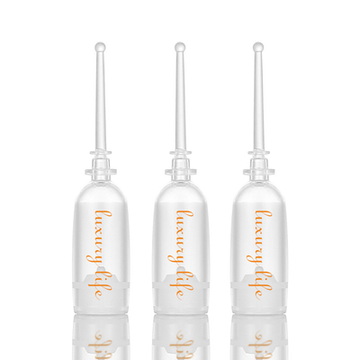 Serum Şeffaf Plastik Ampul Ambalaj 16mm Çap PET Plastik Malzeme