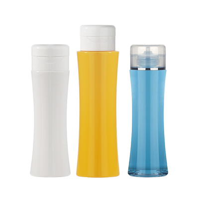 500ml Plastik Vidalı Şişeler Havasız Doldurulabilir Yeniden Kullanılabilir Sarı